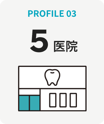 PROFILE 03　5医院